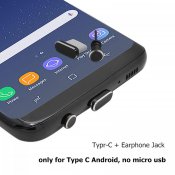 Заглушка пылезащитная Voteer, USB Type-C/ 3,5 мм Jack