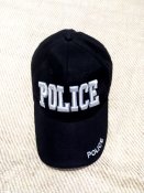 Новая бейсболка мужская с вышивкой полиция ''Police'' цвет черный