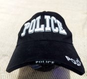 Новая бейсболка мужская с вышивкой полиция ''Police'' цвет черный