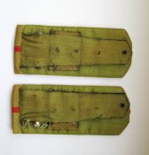 Погоны офицерские - капитан - медик = 1950-е гг. = латунные звездочки и эмблемы
