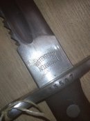 Штык-тесак саперный образца 1914 года к карабину системы Шмидта–Рубина обр. 1911 года.