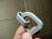 Алюминиевые зацепы клейма бодрые