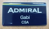 Знак, значок, бейдж Admiral Gabi CSA, лёгкое б/у, Великобритания