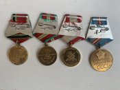 Медалі 70-60-50 років збройним силам .20 років перемоги ВВВ.