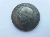 Медаль 4 танковая дивизия Солдат в шлеме 1941-1942 год Германия Третий Рейх Копия