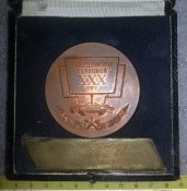 настольная медаль 30 лет гвардейской танковой