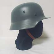 Немецкая каска Stahlhelm М35 (68 р., темно-серый), реплика.