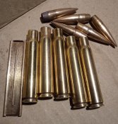 Обойма патронов 7.92х57 (с тяжёлой пулей)