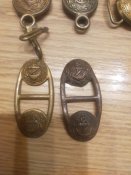 Фурнитура для  вахтенного ремня и подвесов для кортика ВМФ СССР.