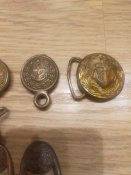 Фурнитура для  вахтенного ремня и подвесов для кортика ВМФ СССР.