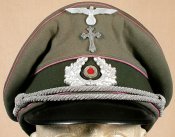 Army (Heer) chaplain's hat with silver Christian cross.jpg