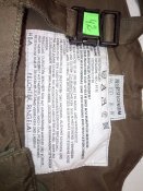 Брюки Gore-Tex однотонные олива - армия Австрии. Штаны мембранные р.96-100/3-4 (лот №42)