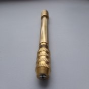 Цанга двусторонняя латунная 100 мм , Золотой цвет 0-3,2 мм s152
