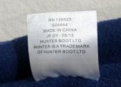 Вкладыши флисовые в сапоги Hunter Англия р. М, 36-38