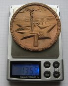 настольная медаль Героям битвы за Днепр Букринский плацдарм
