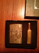 Зажигалка бензиновая латунь