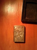 Зажигалка бензиновая латунь