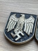 Щитки с тропического пробкового шлема, Вермахт