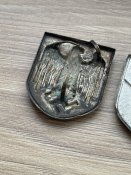 Щитки с тропического пробкового шлема, Вермахт
