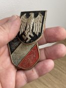 Щитки с тропического пробкового шлема, Вермахт