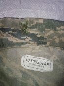 Китель в камуфляже ABU (США) Air Force Camo, размер: 16R (лот №65)