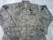 Китель в камуфляже ABU (США) Air Force Camo, размер: 12R (лот №80)