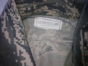 Китель в камуфляже ABU (США) Air Force Camo, размер: 12R (лот №80)