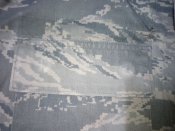 Китель в камуфляже ABU (США) Air Force Camo, замеры на фото (лот №50)