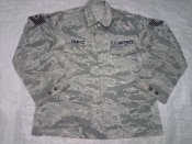 Китель в камуфляже ABU (США) Air Force Camo, замеры на фото (лот №70)