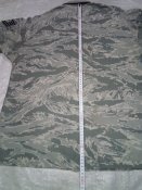 Китель в камуфляже ABU (США) Air Force Camo, замеры на фото (лот №70)