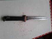 Нож окопник, переделан со штык ножа