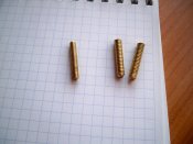 Винты с дюймовой резьбой под полковые знаки(новодел)