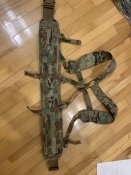 M-Tac пояс тактичний з плечовими ременями Scout Gen.2 Multicam
