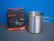 Кружка туристична зі складними ручками Tramp TRC-037, 500 мл