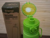Фляга - бутылка силиконовая Tramp TRC-093, 500 мл.