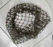WWII Era US Army M1 helmet steel pot rear seam. McCord