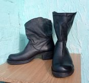 Сапоги кожаные, р. 40(стелька 26-26,5 см)