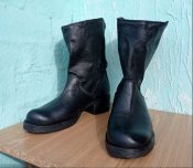 Сапоги кожаные, р. 40(стелька 26-26,5 см)