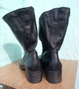 Сапоги кожаные, р. 40(стелька 26-26,5 см)