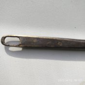 Латунная клеймленная протирка