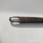 Латунная клеймленная протирка