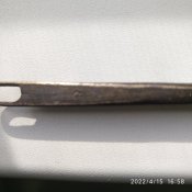 Латунная клеймленная протирка
