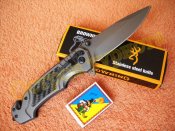 Нож тактический складной Browning FA68 стропорез бита клипса 23см