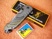 Нож тактический складной Browning FA68 стропорез бита клипса 23см