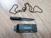 Нож USMC на цепочке