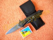 Нож выкидной Black Pike бита клипса с чехлом