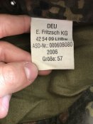 Кепи кепка Бундесвер, flectarn, 57 размер