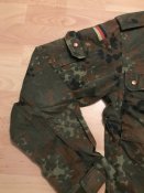 Китель Бундесвера, Flecktarn, GR 6 - замеры в описании