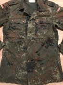 Китель Бундесвера, Flecktarn, GR 6 - замеры в описании