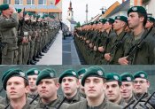 Зеленый берет. Австрия. 59 размер